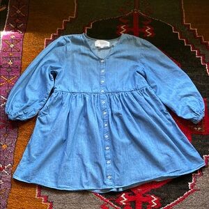 Tradlands Denim Chambray Mini Dress